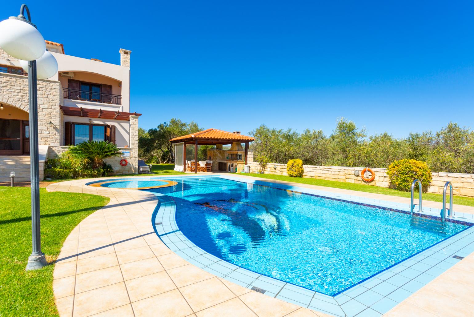 Beautiful villa with private pool, terrace, and large garden