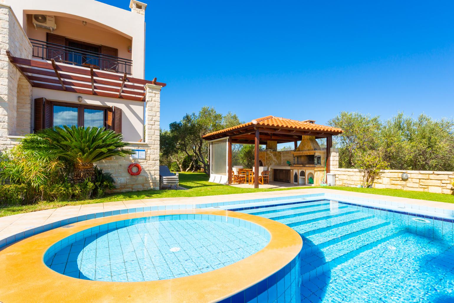 Beautiful villa with private pool, terrace, and large garden