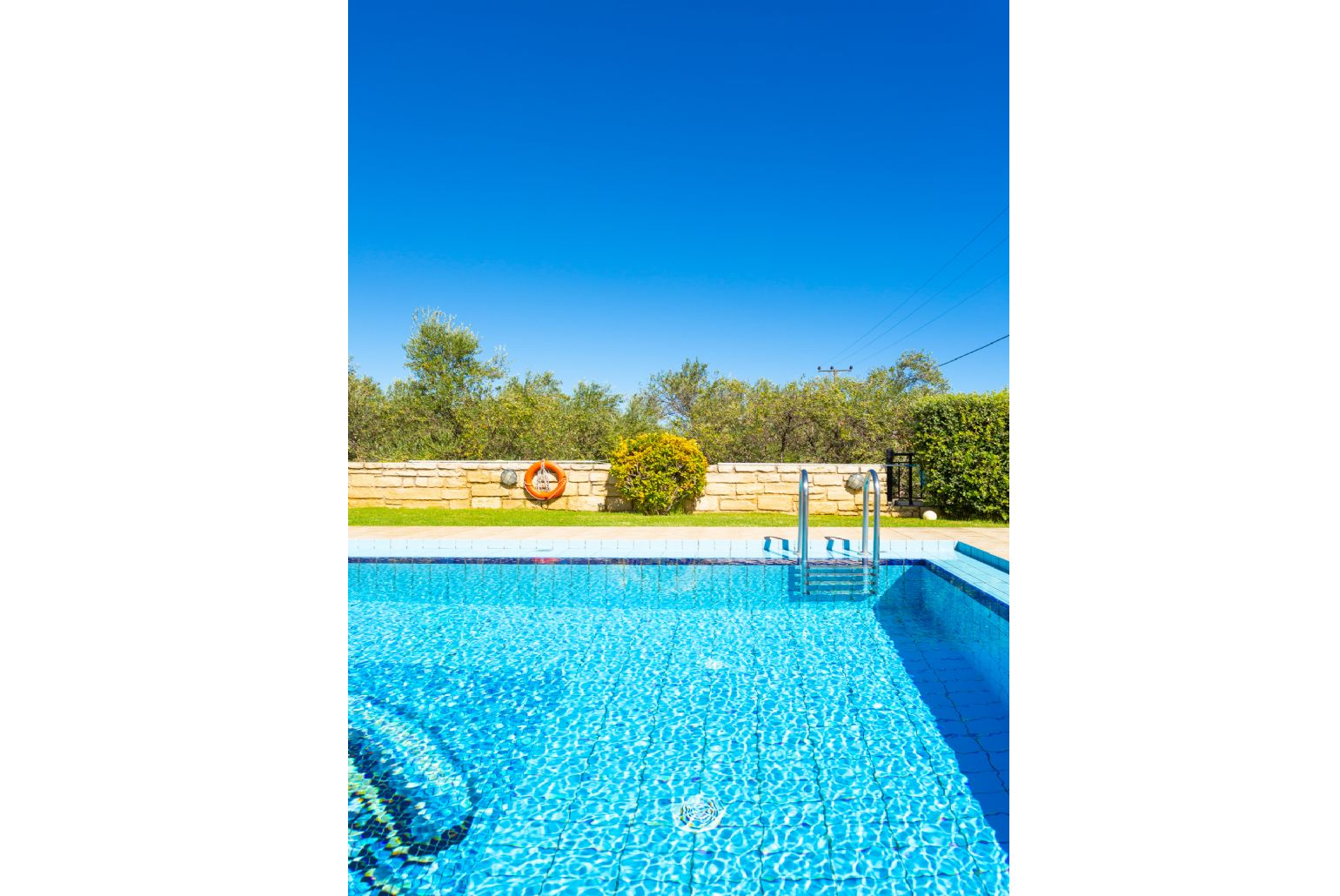 Private pool, terrace, and large garden