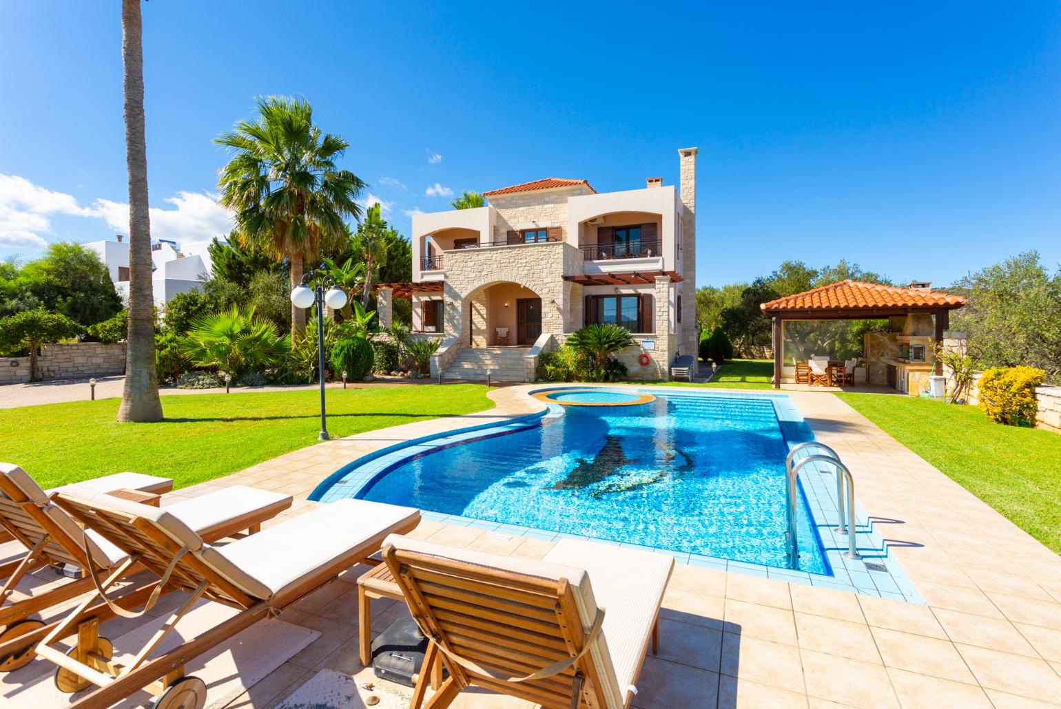 Beautiful villa with private pool, terrace, and large garden