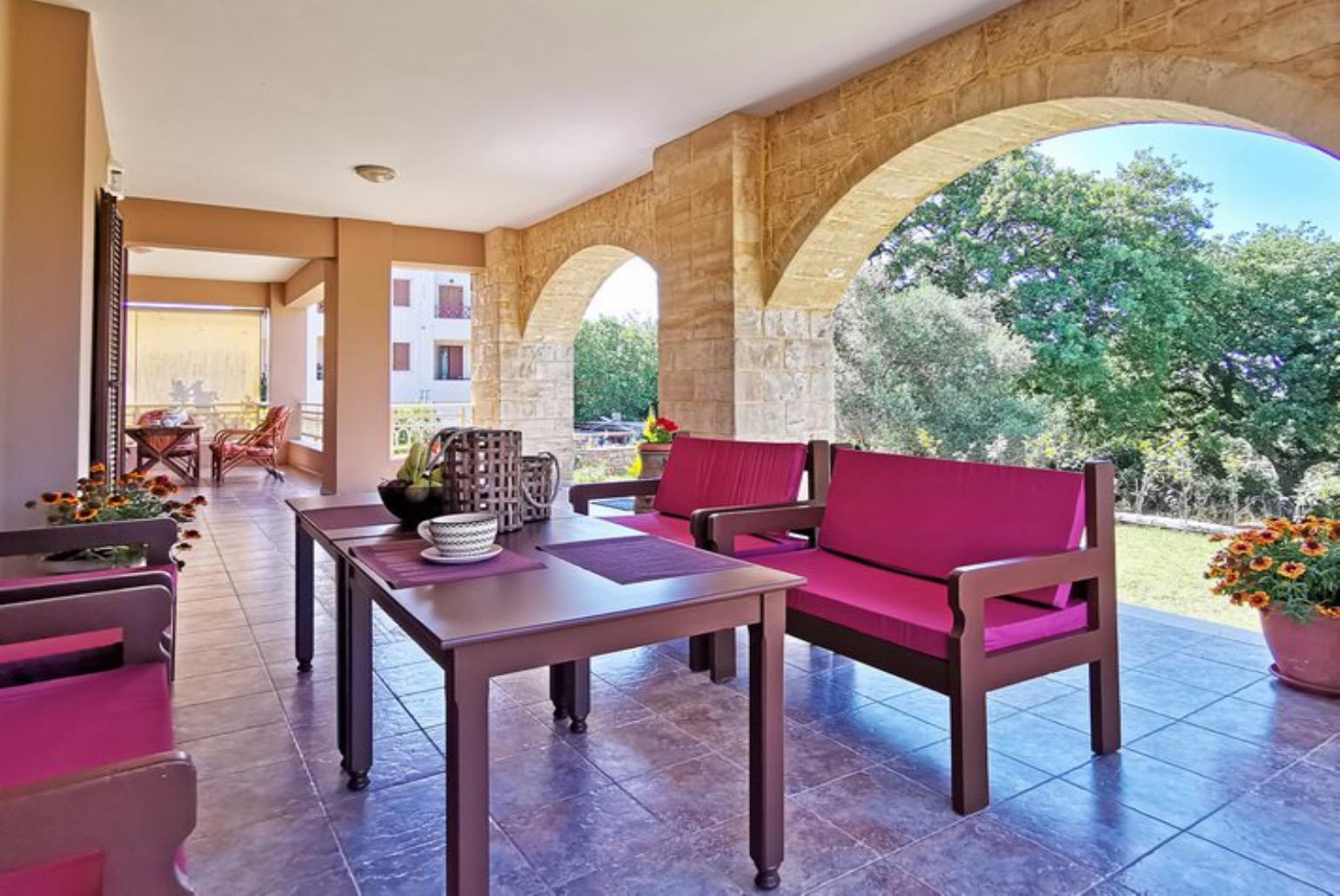 Terrace area with outdoor seating