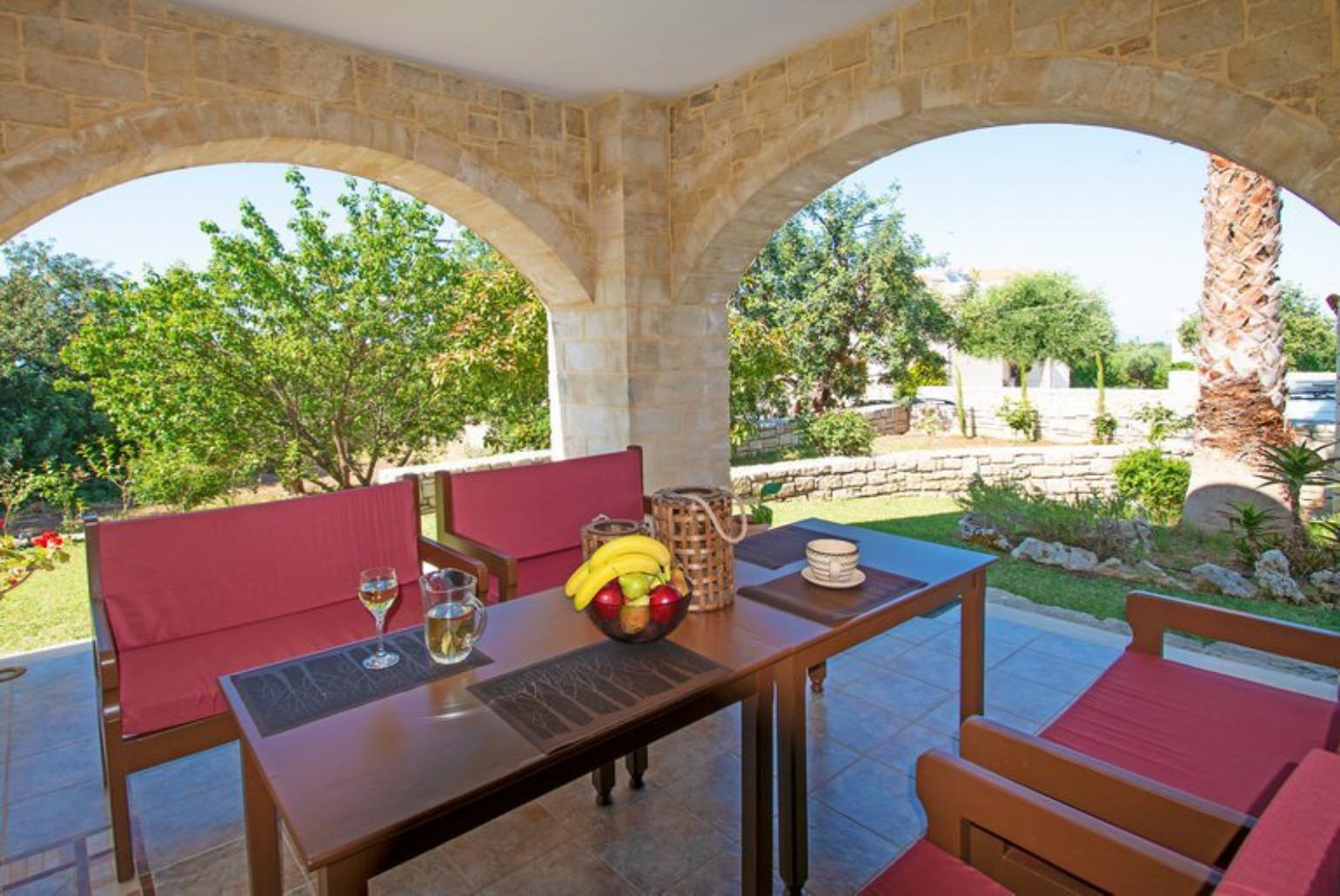 Terrace area with outdoor seating