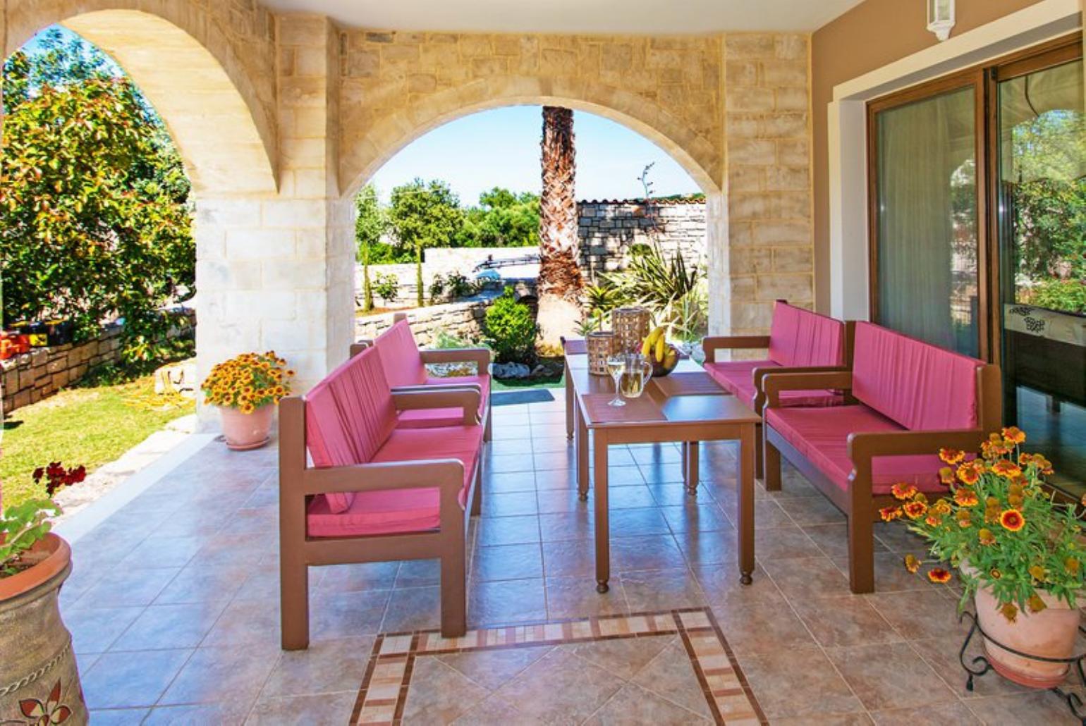 Terrace area with outdoor seating