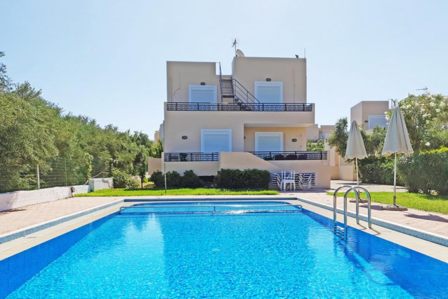 Beautiful villa with private pool, terrace, and lawn