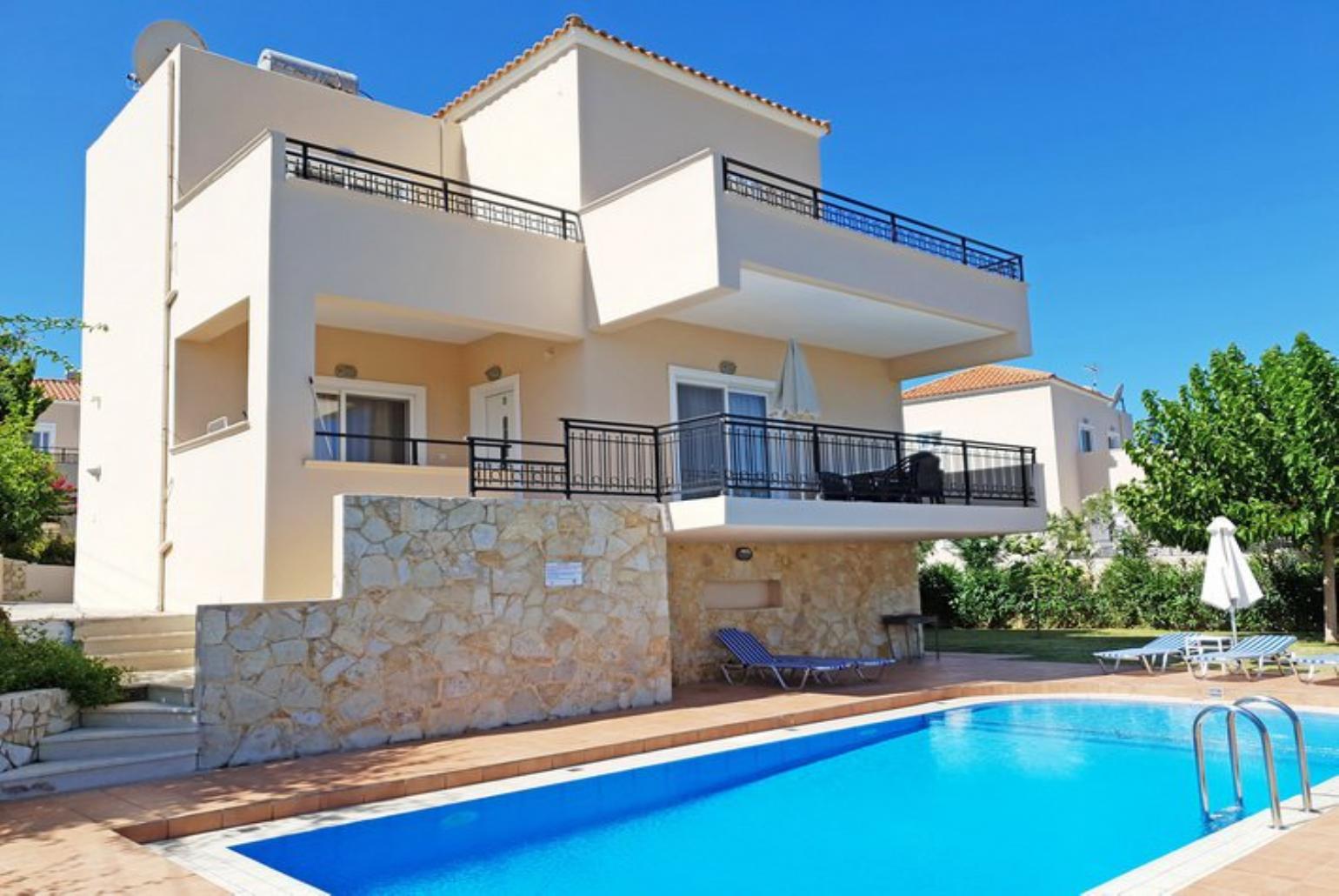 Beautiful villa with private pool, terrace, and lawn