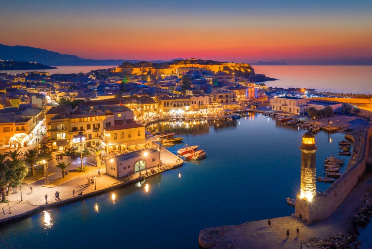 Rethymno at night