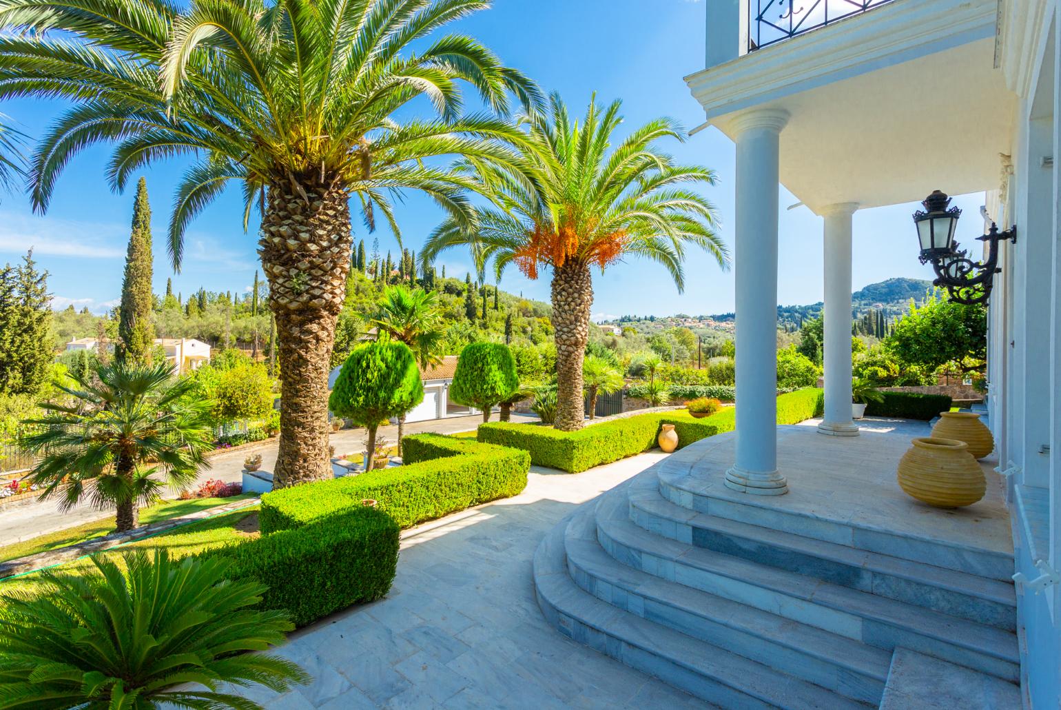 Beautiful villa with private pool, terraces, and large gardens