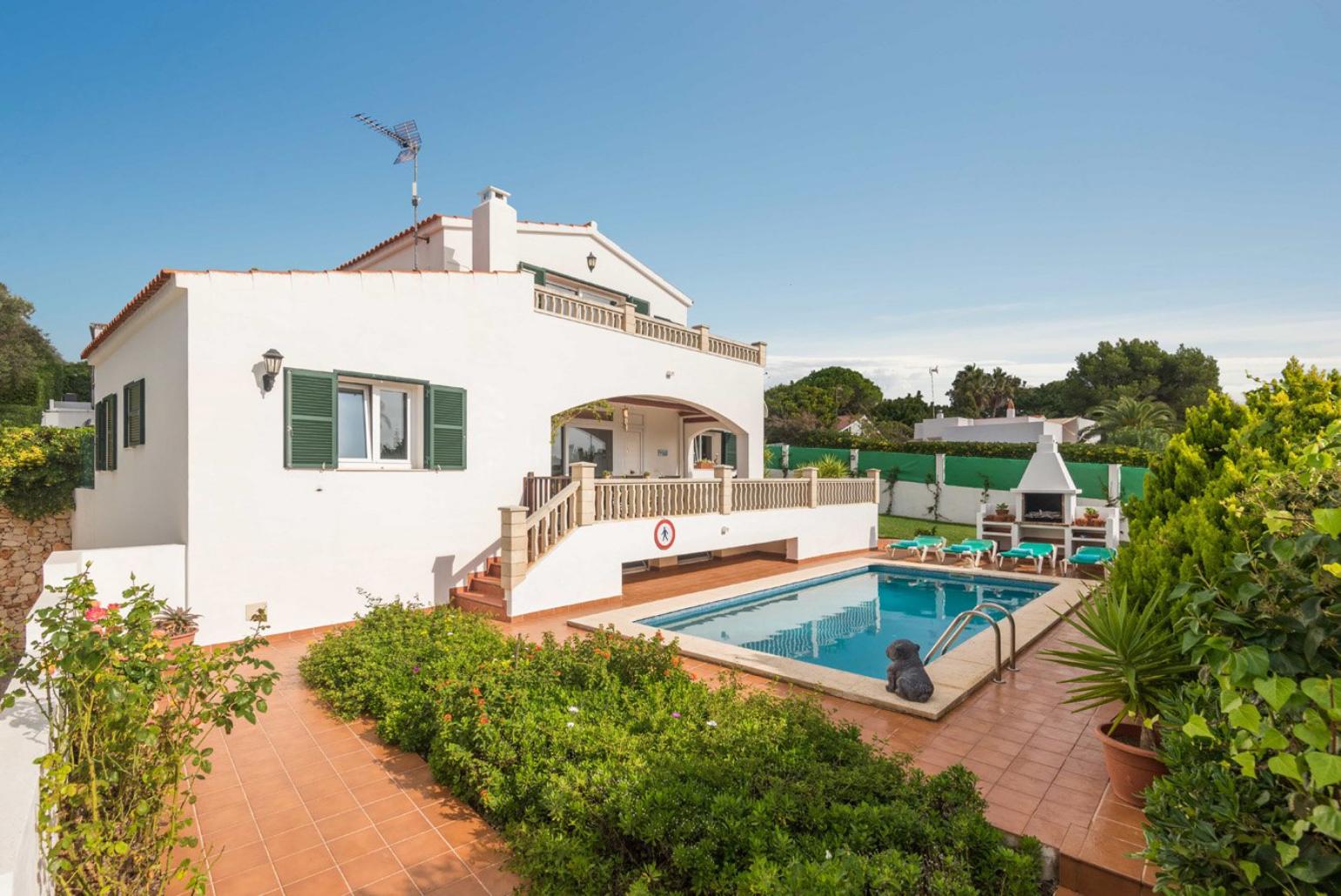 ,Beautiful Beachfront Villa with Private Pool, Terrace and Garden