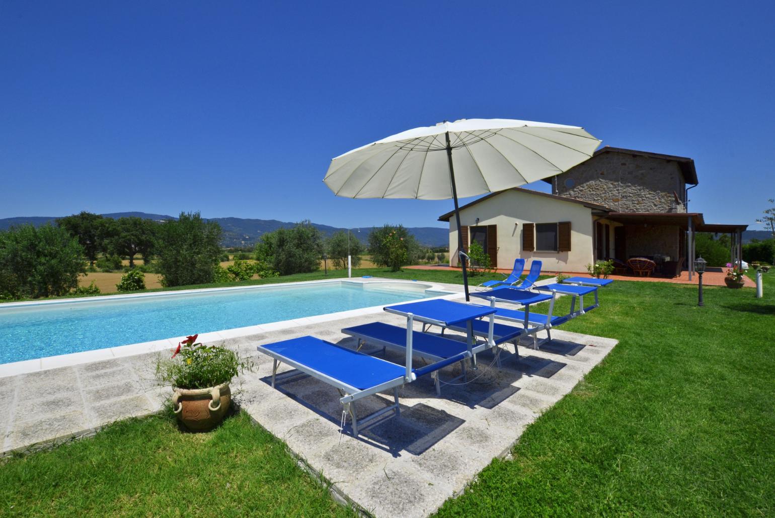 Beautiful villa with private pool, terrace, and garden