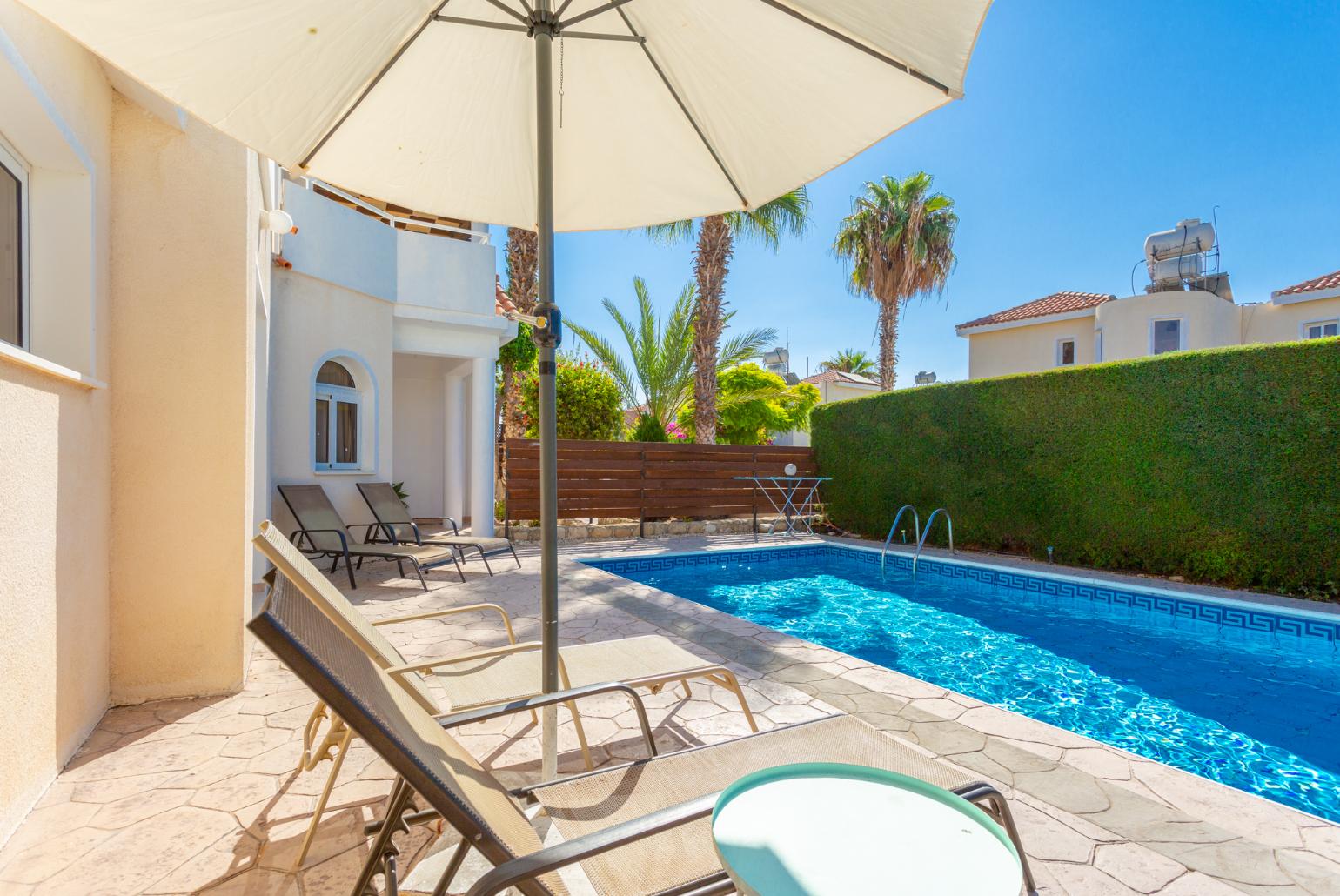 Private pool and terrace