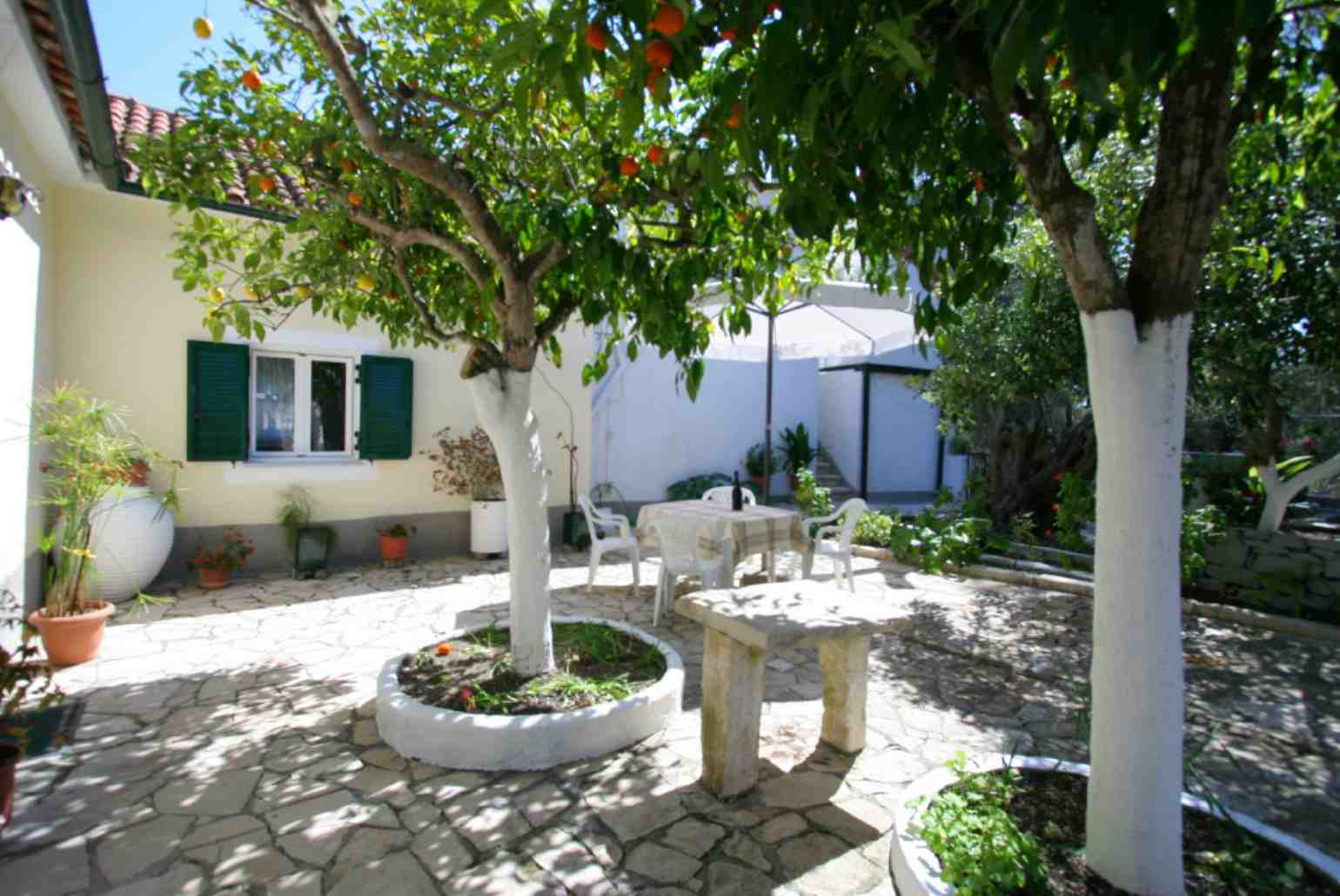 Private pool with terrace area