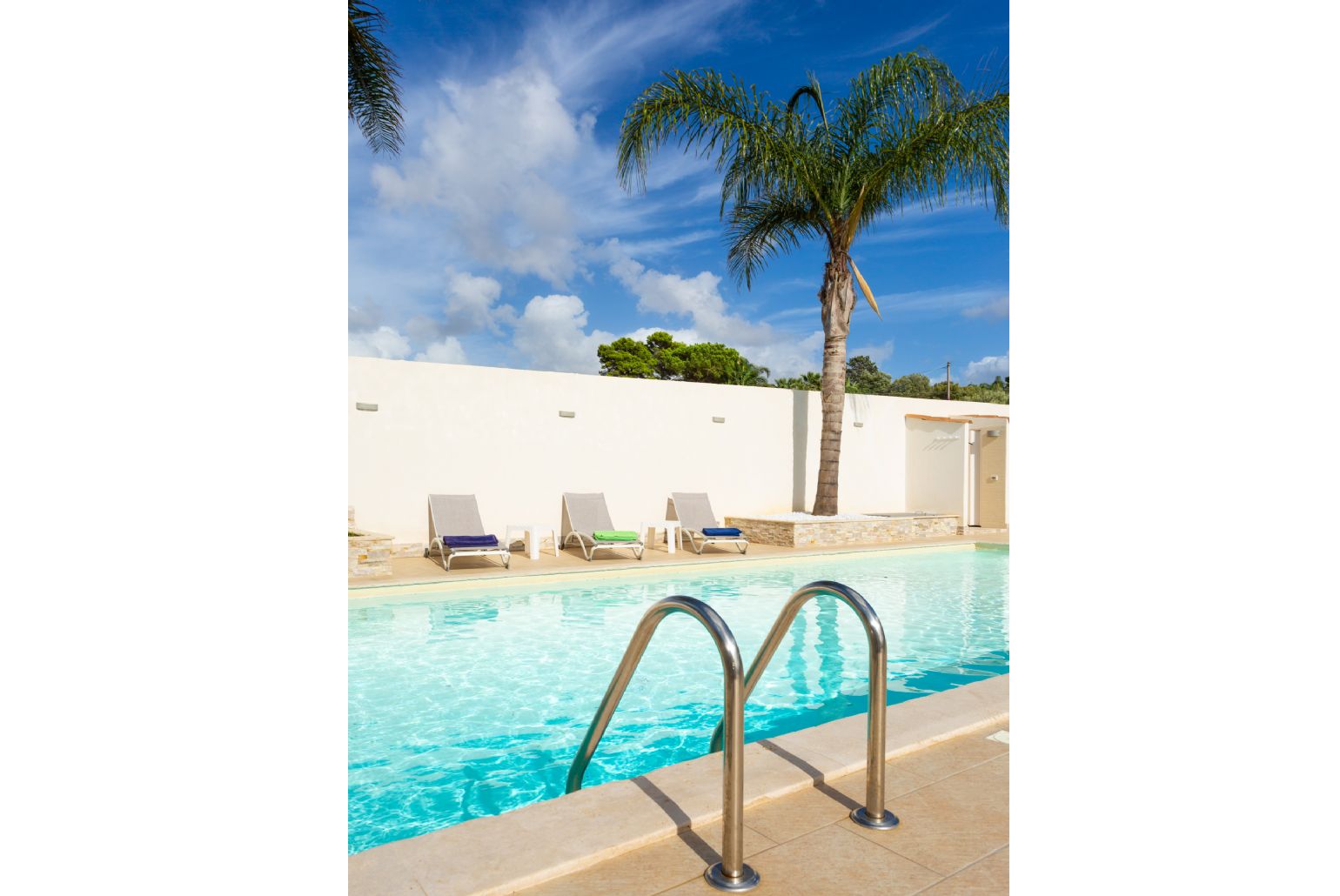 Private pool and large terrace