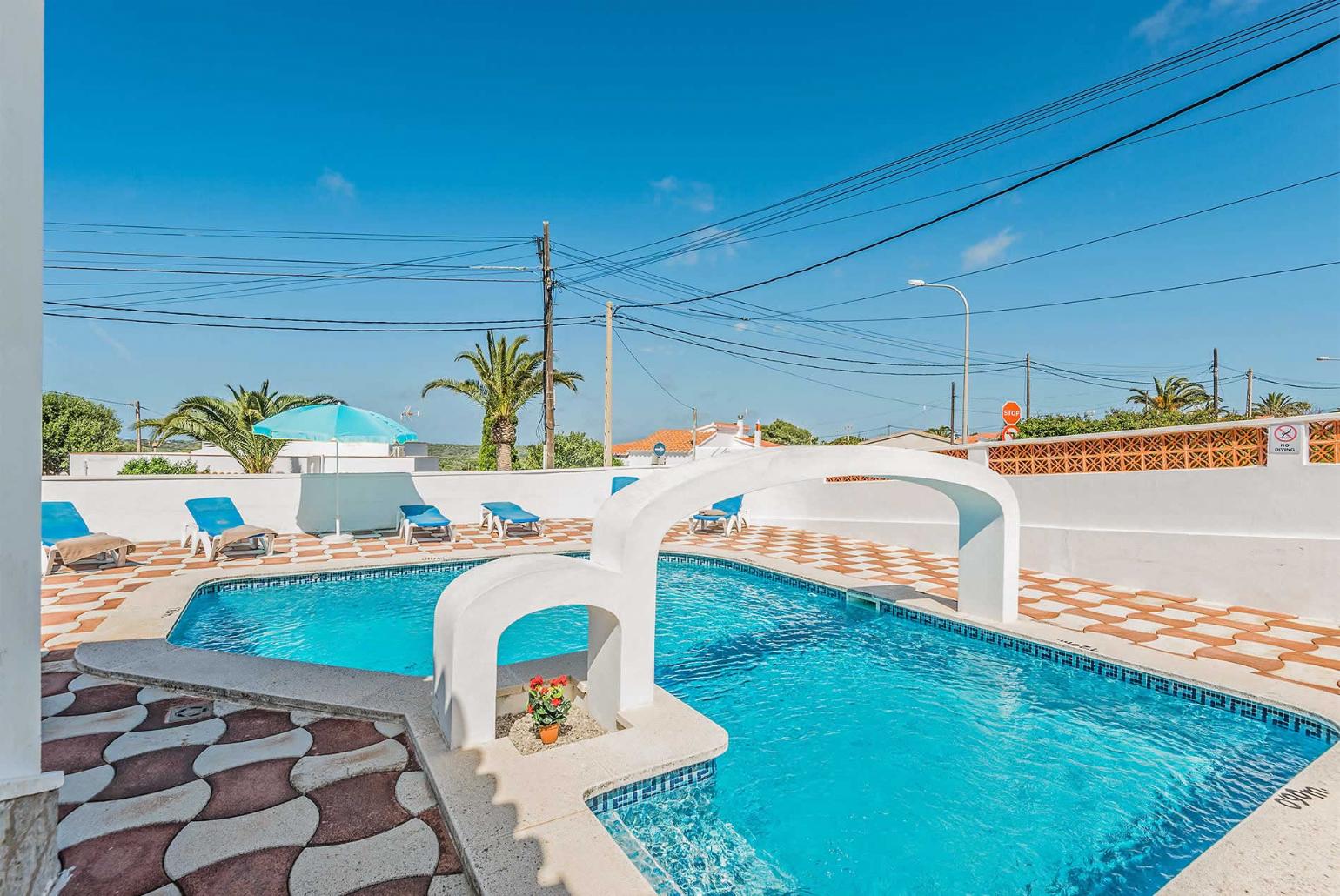 Private pool and terrace