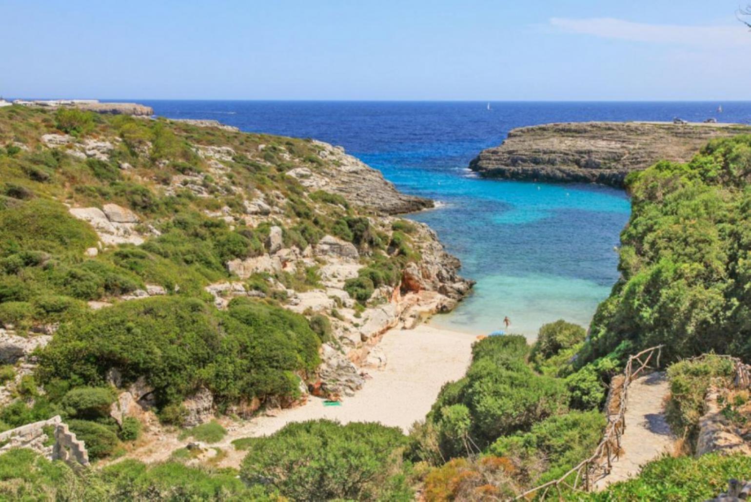 Beach In Cala En Porter 