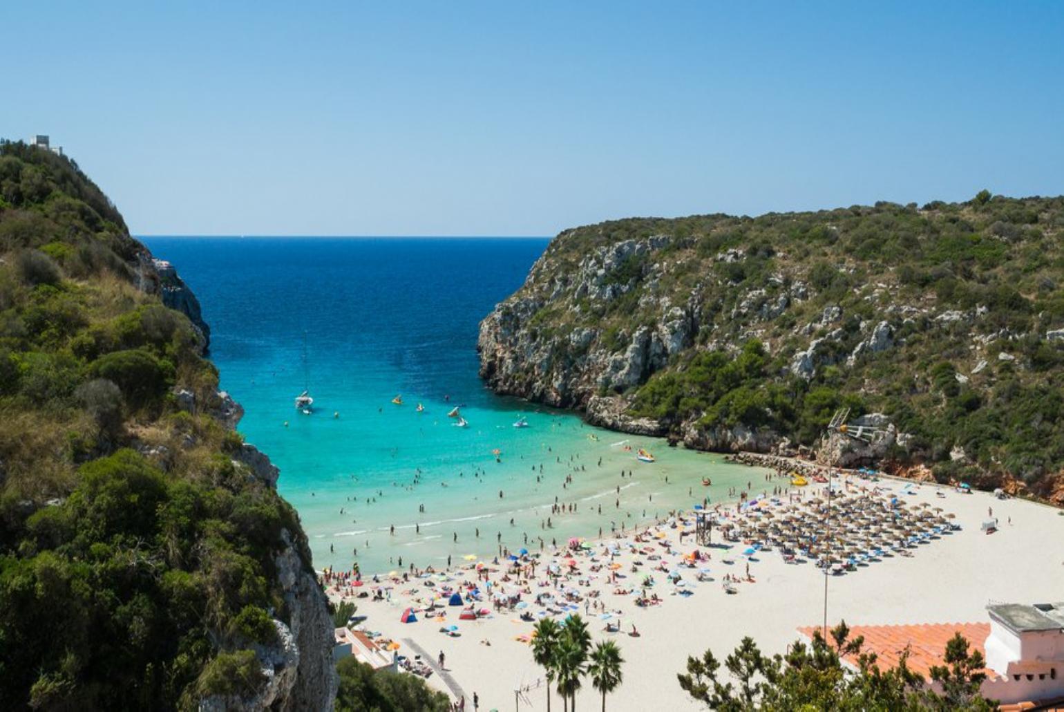 Beach In Cala En Porter 