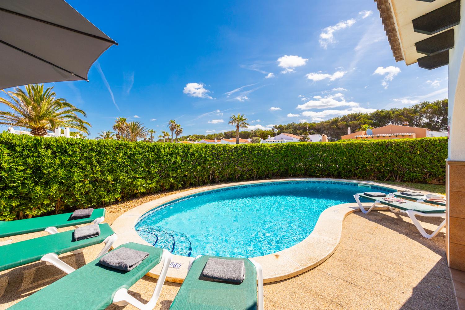 Private pool and terrace