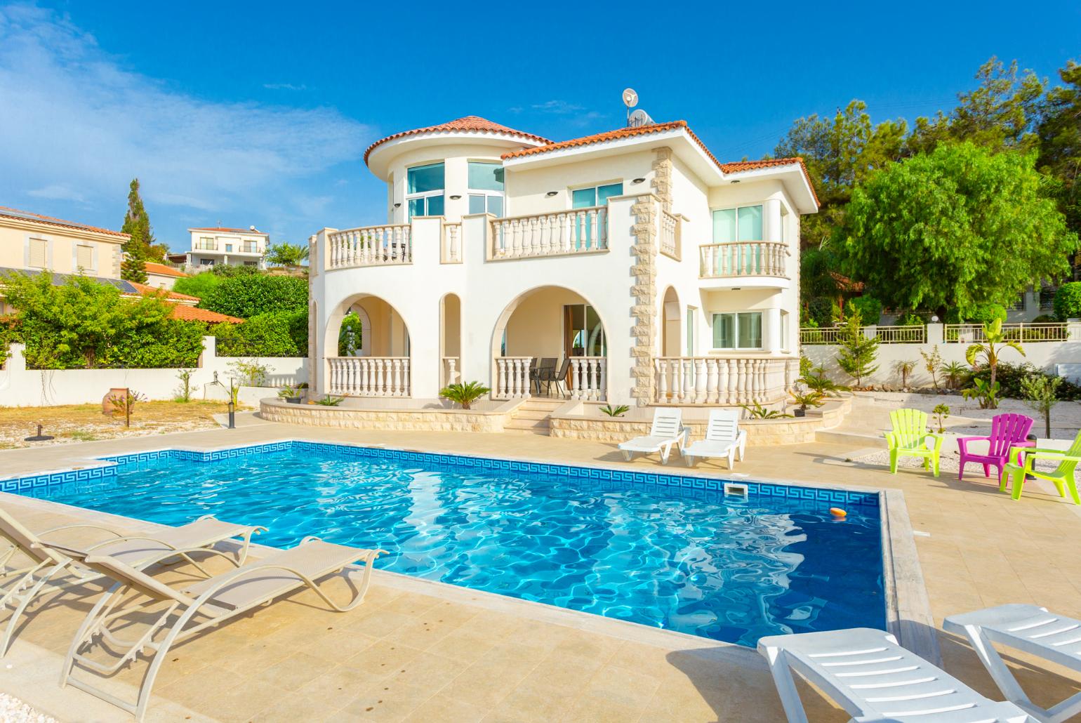,Beautiful villa with private pool and large terrace