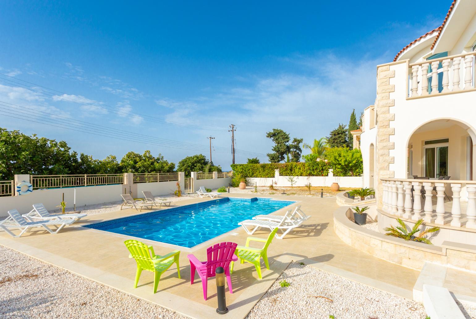 Beautiful villa with private pool and large terrace