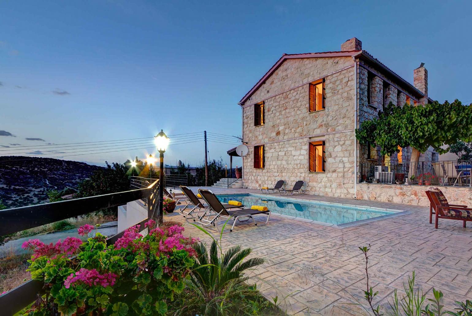 ,Beautiful villa with private pool and terrace