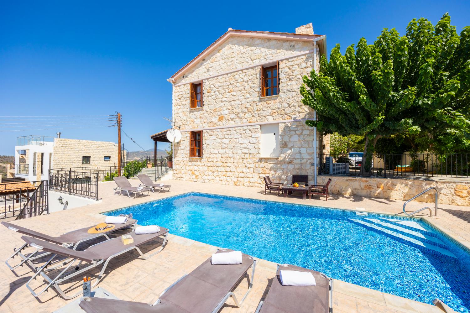 Beautiful villa with private pool and terrace with sea views