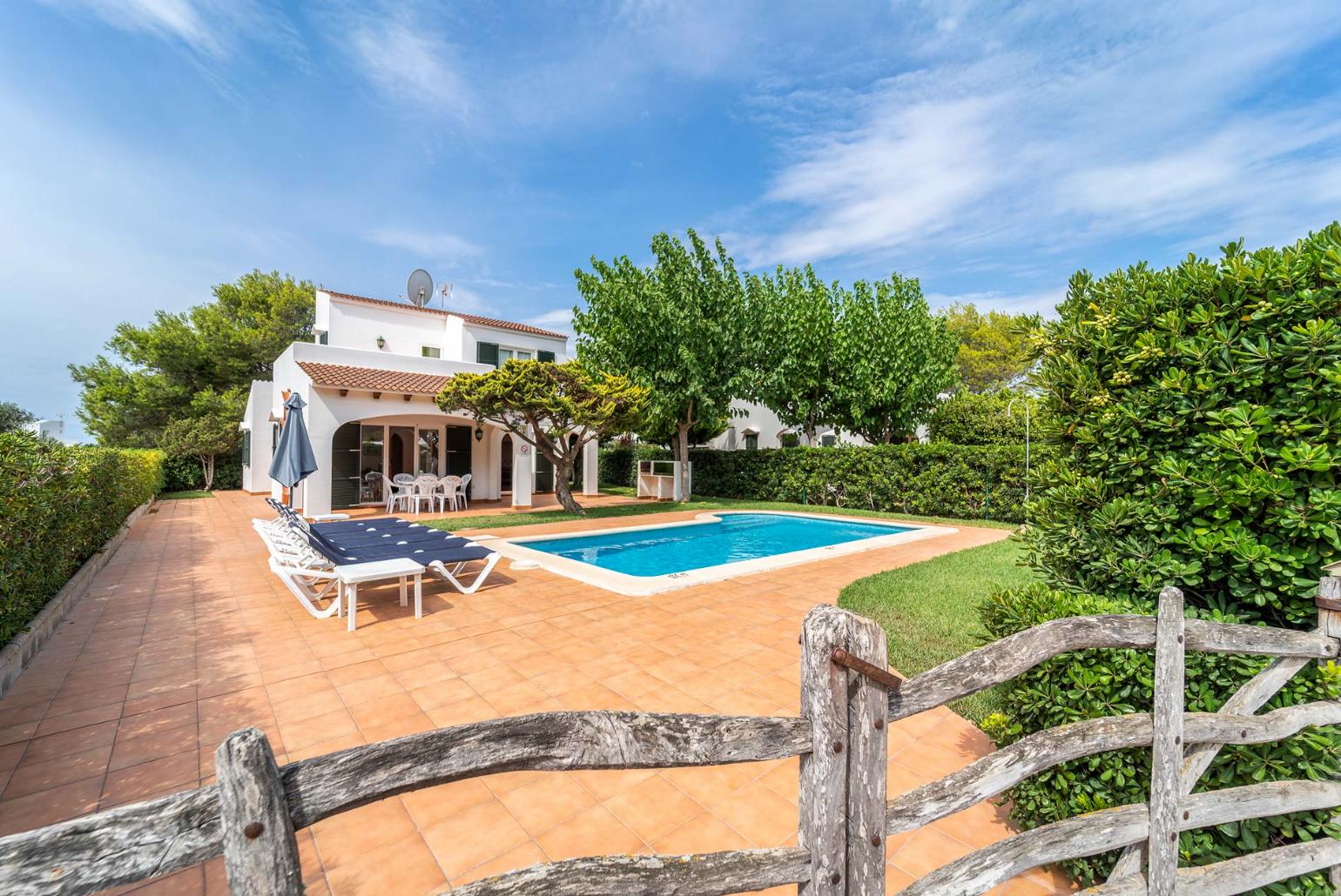 Beautiful villa with private pool and terrace.