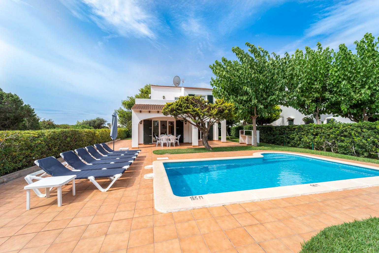 Beautiful villa with private pool and terrace.