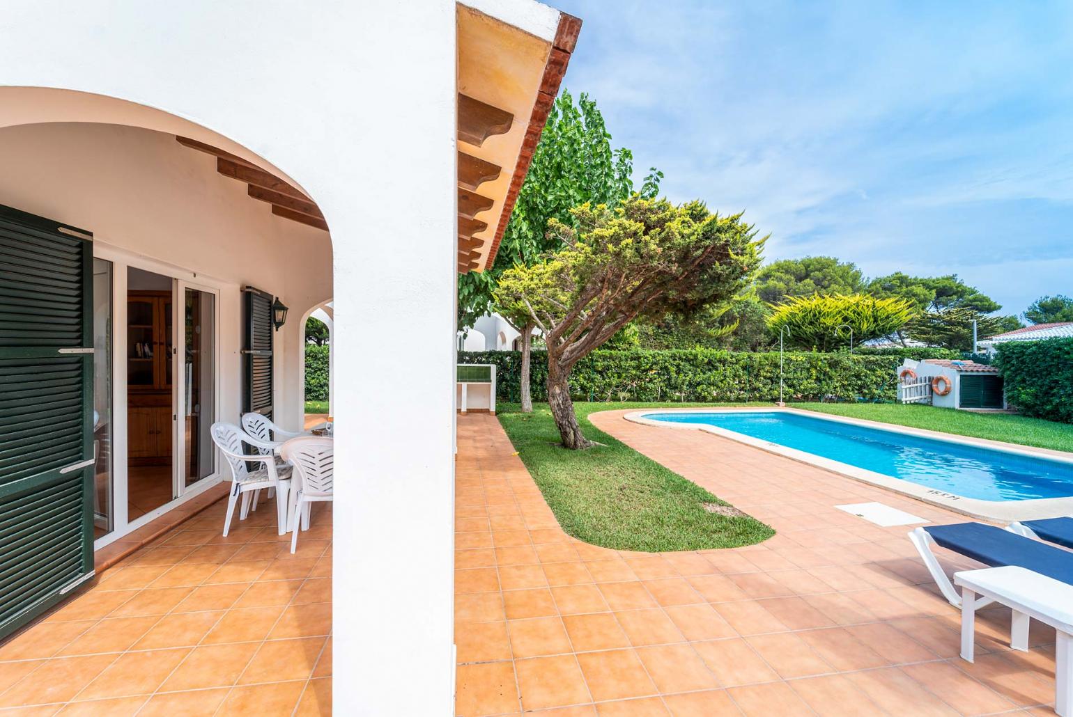 Beautiful villa with private pool and terrace.