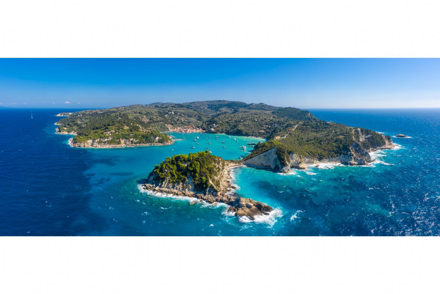 Aerial view of Paxos