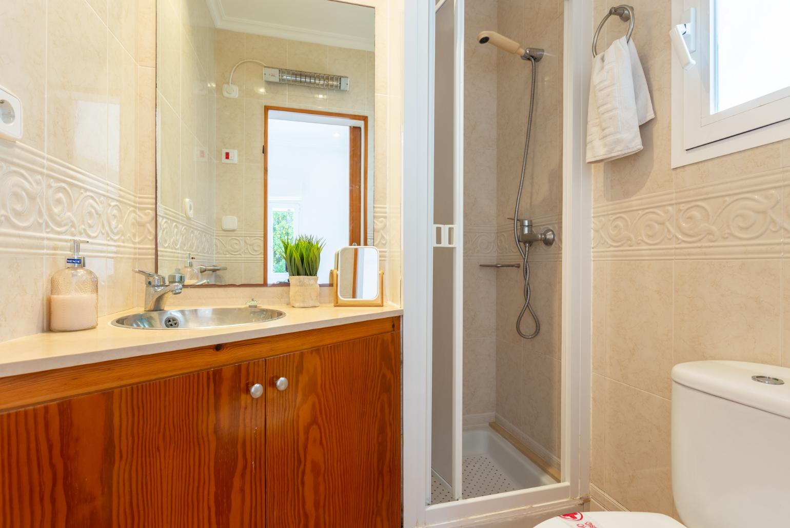 Family bathroom with shower