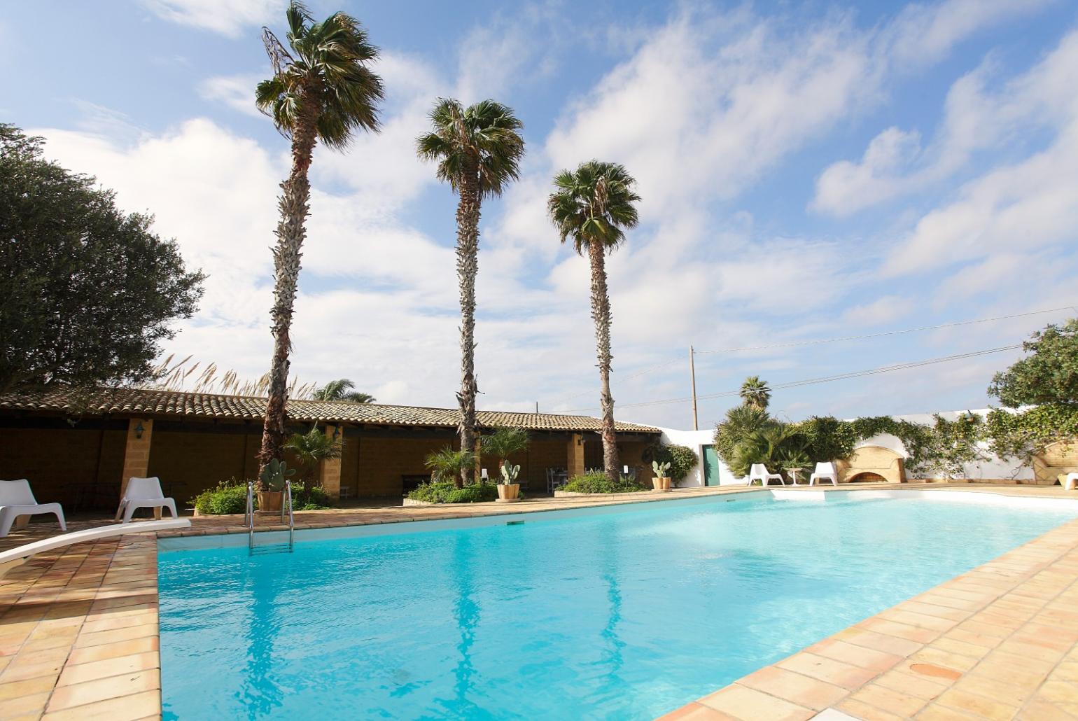 Private pool and terrace