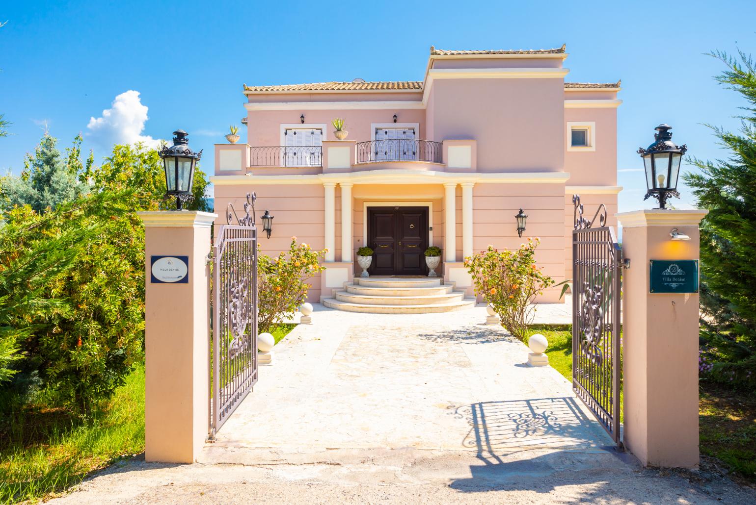 Entrance to Villa Denise