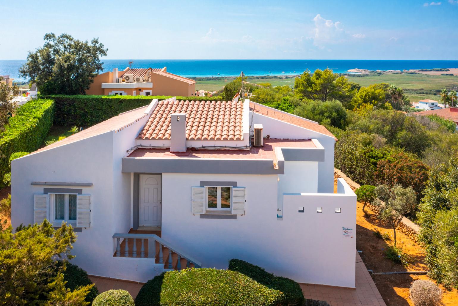 Aerial view of Villa Laura