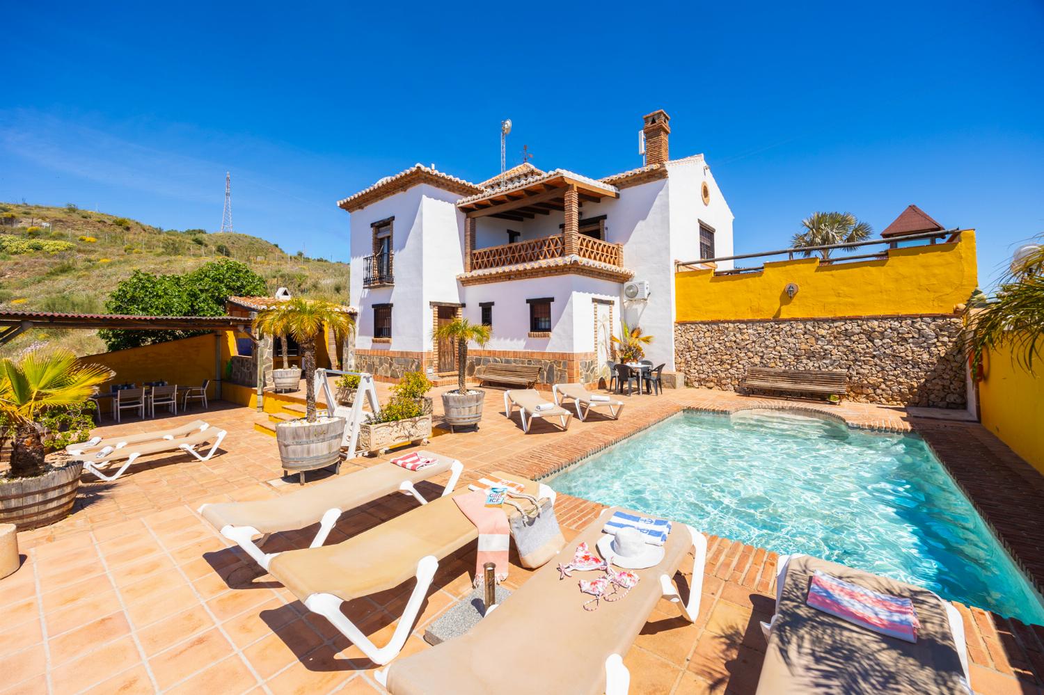 Beautiful villa with private pool and terrace with sea views