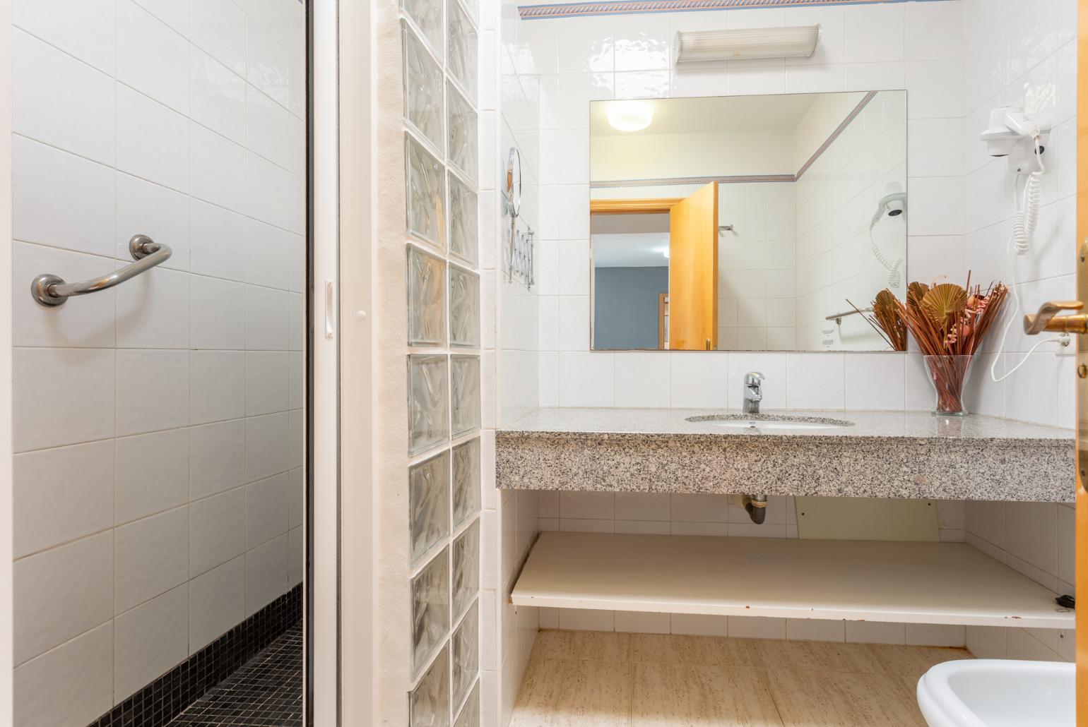 Family bathroom with shower