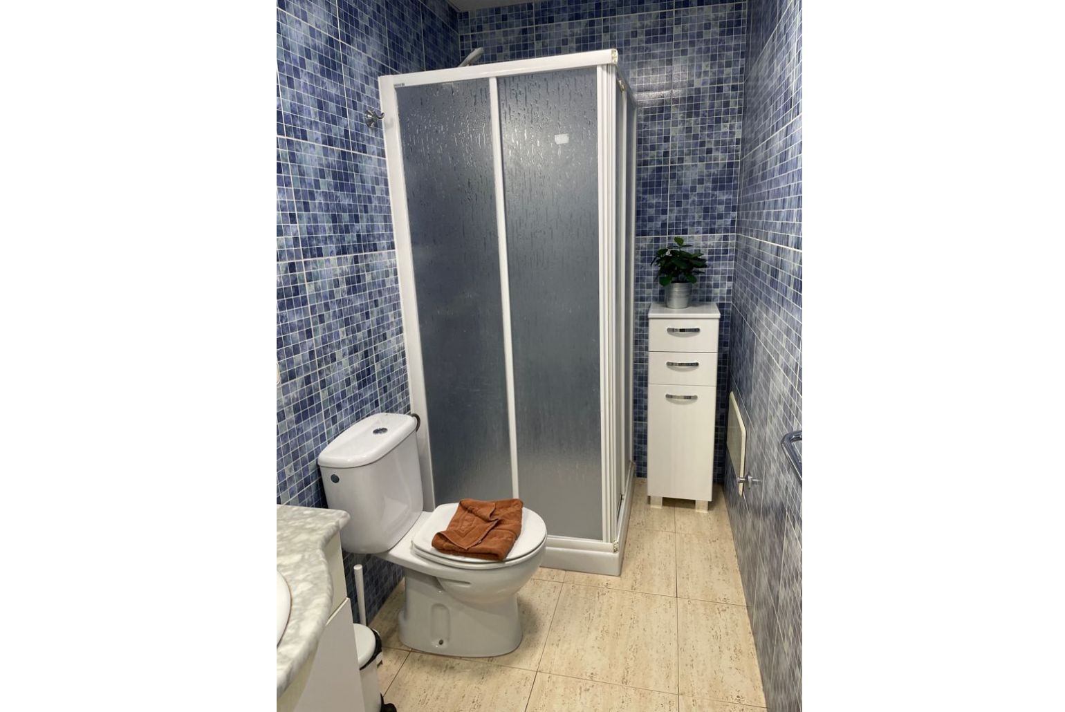 Family bathroom with shower