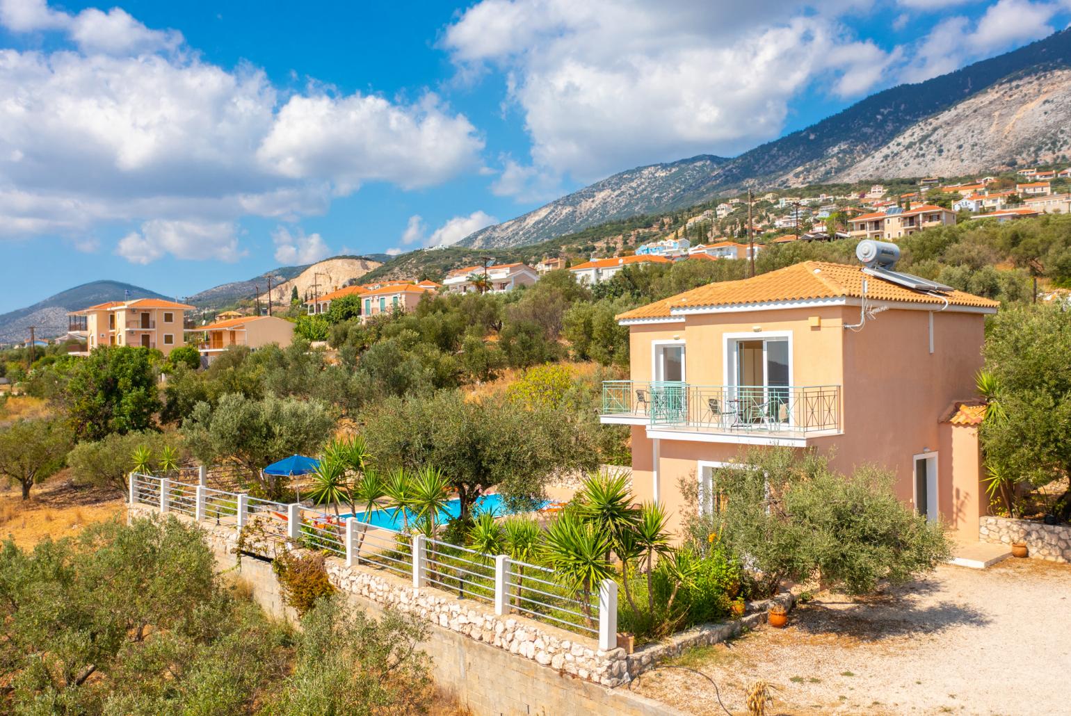 Aerial view of Villa Eri