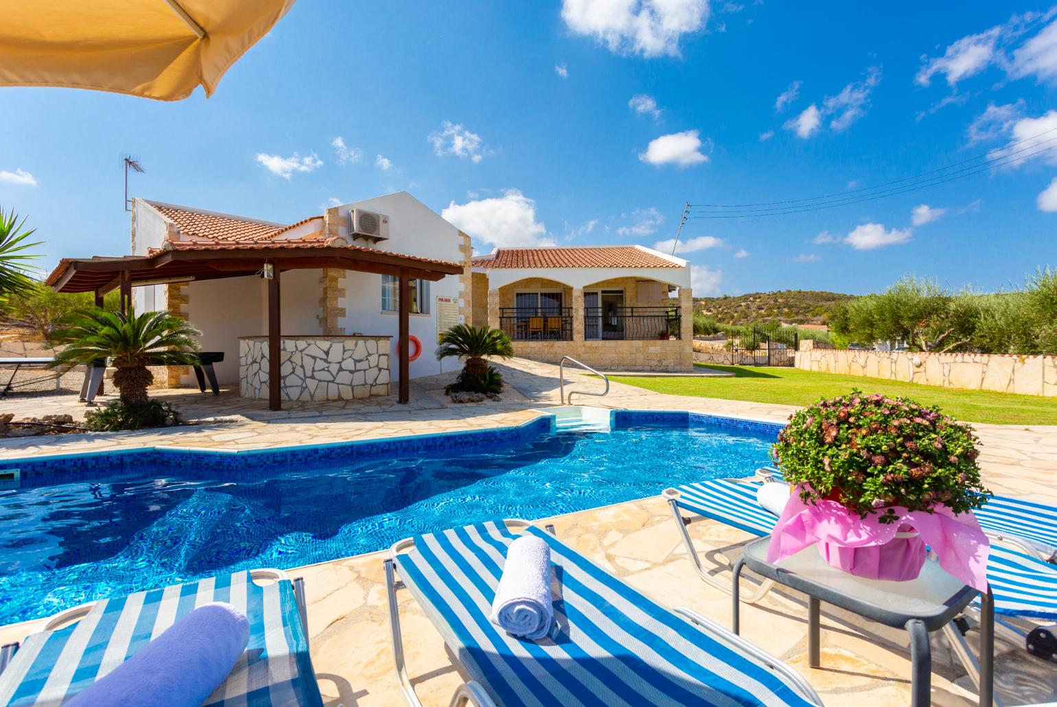 Beautiful villa with private pool, terrace, and garden