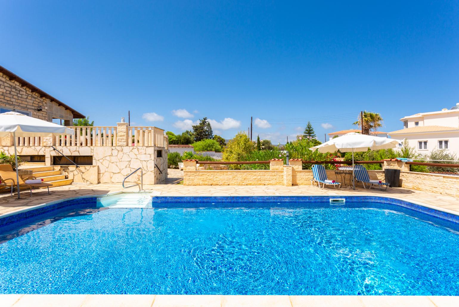 Private pool and terrace