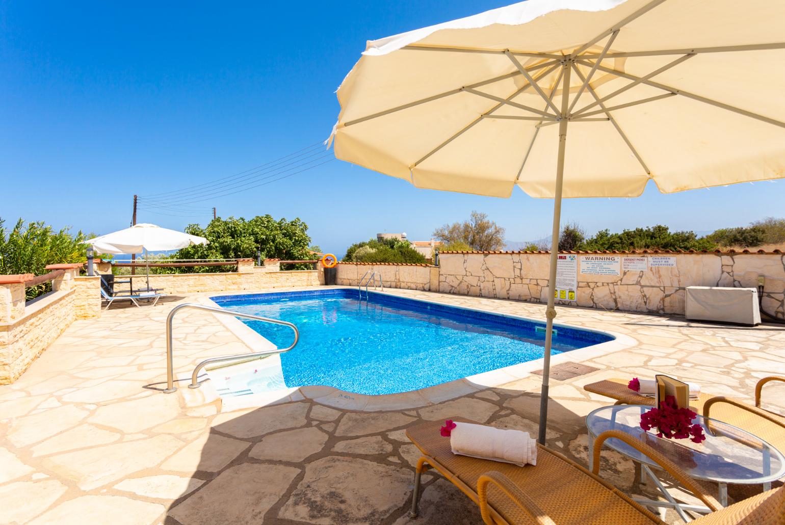 Private pool and terrace