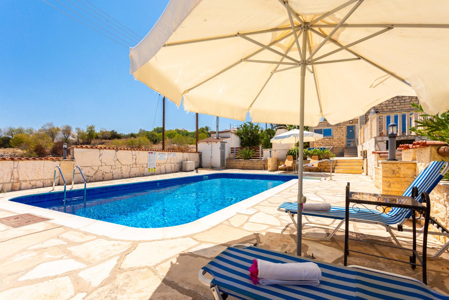 Private pool and terrace