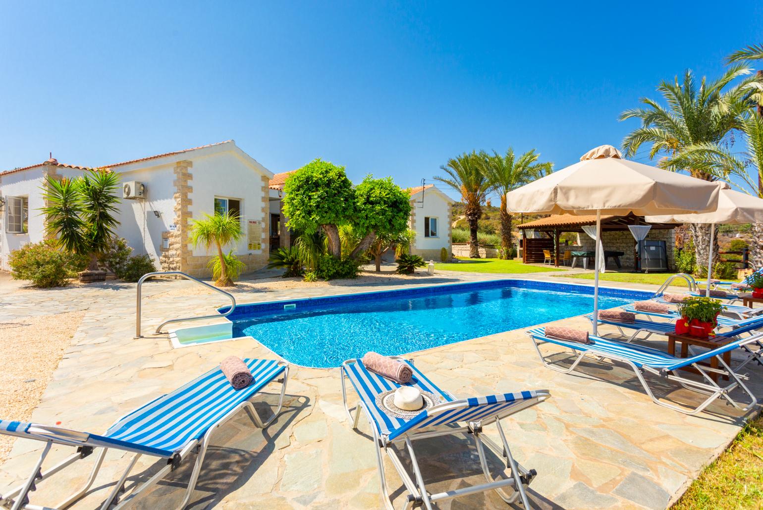 Beautiful villa with private pool, terrace, and garden