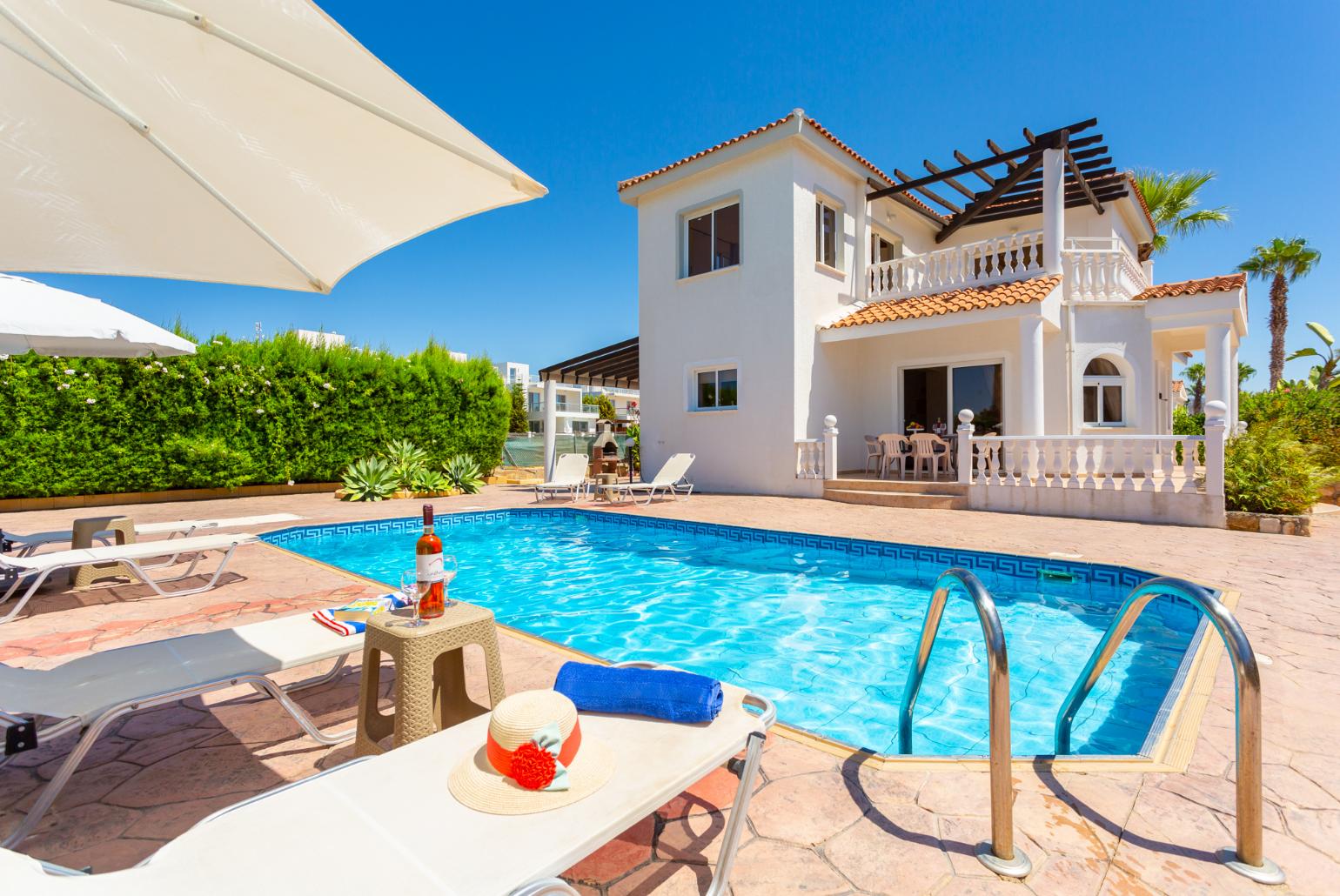 ,Beautiful villa with private pool and terrace