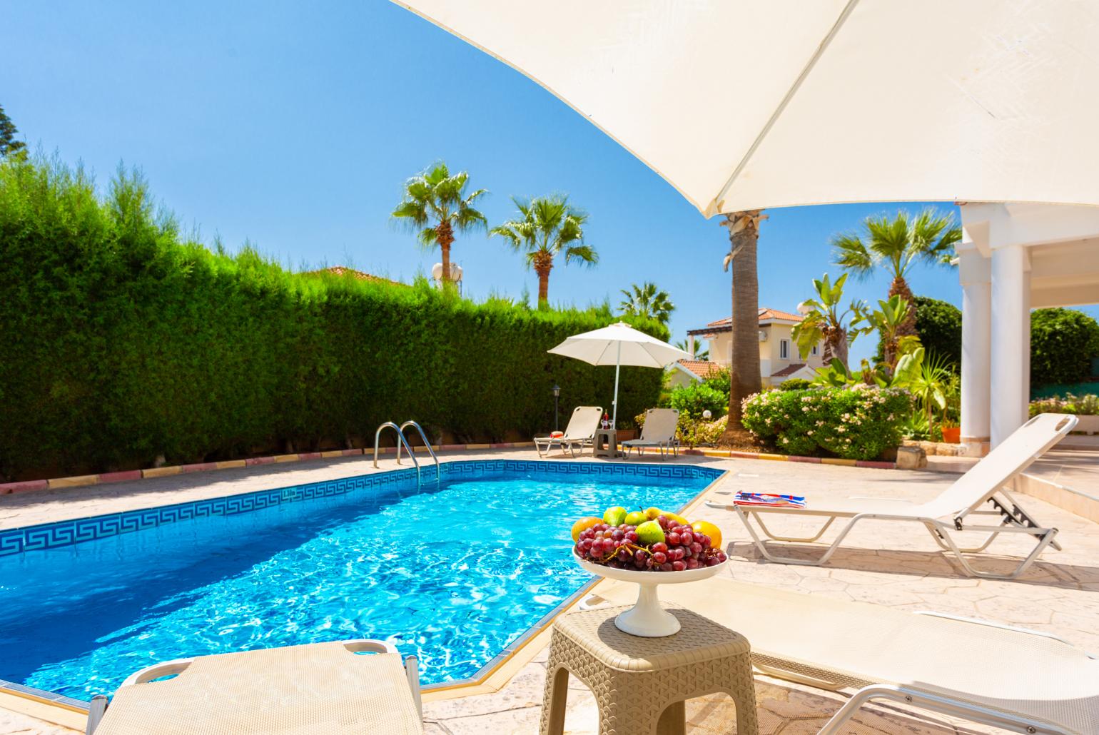 Private pool and terrace