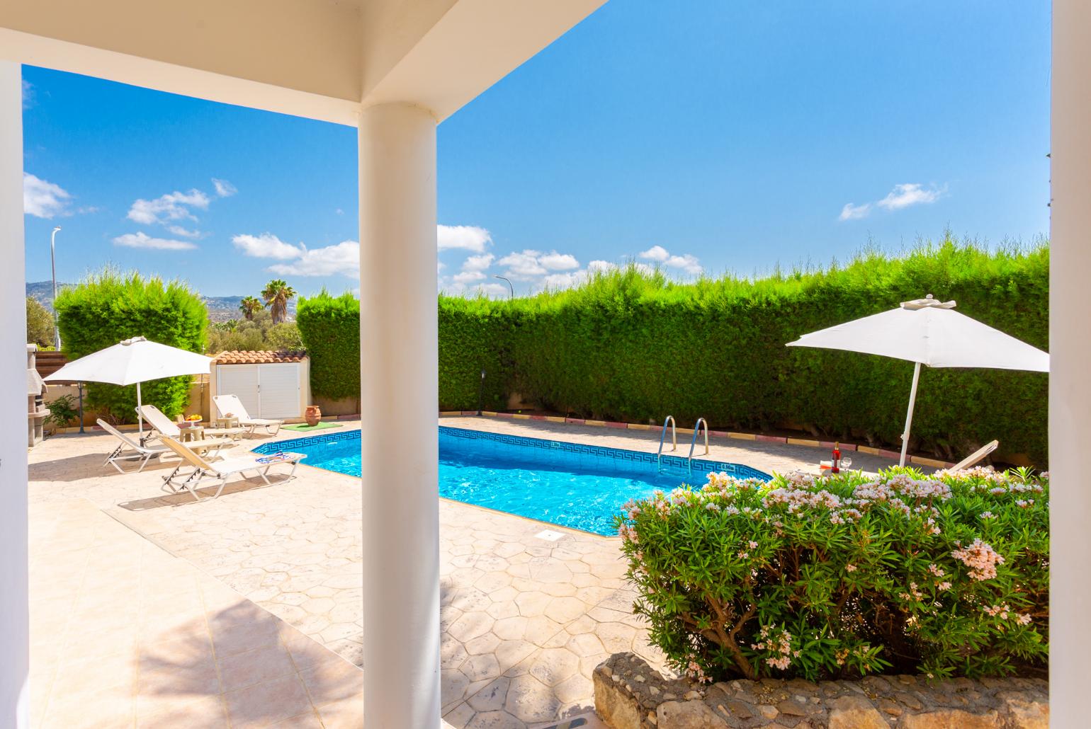 Private pool and terrace