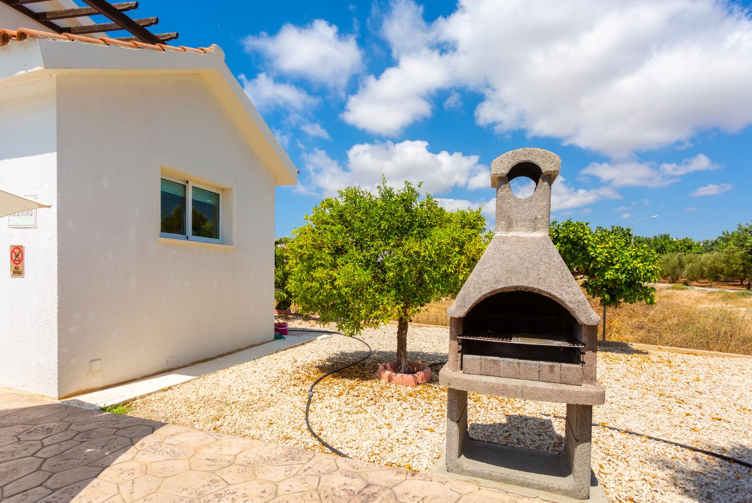 Terrace area with BBQ