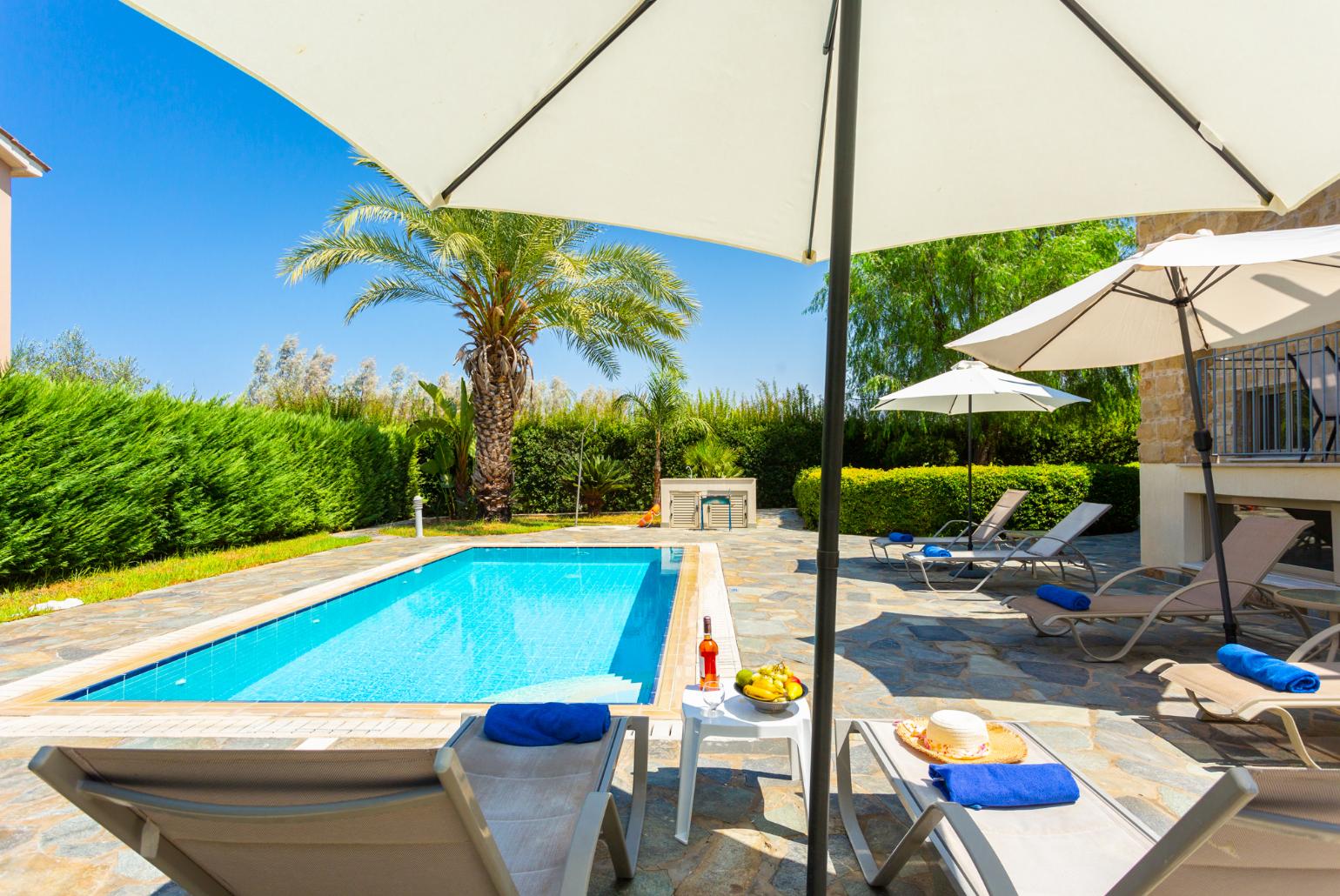 Private pool and terrace