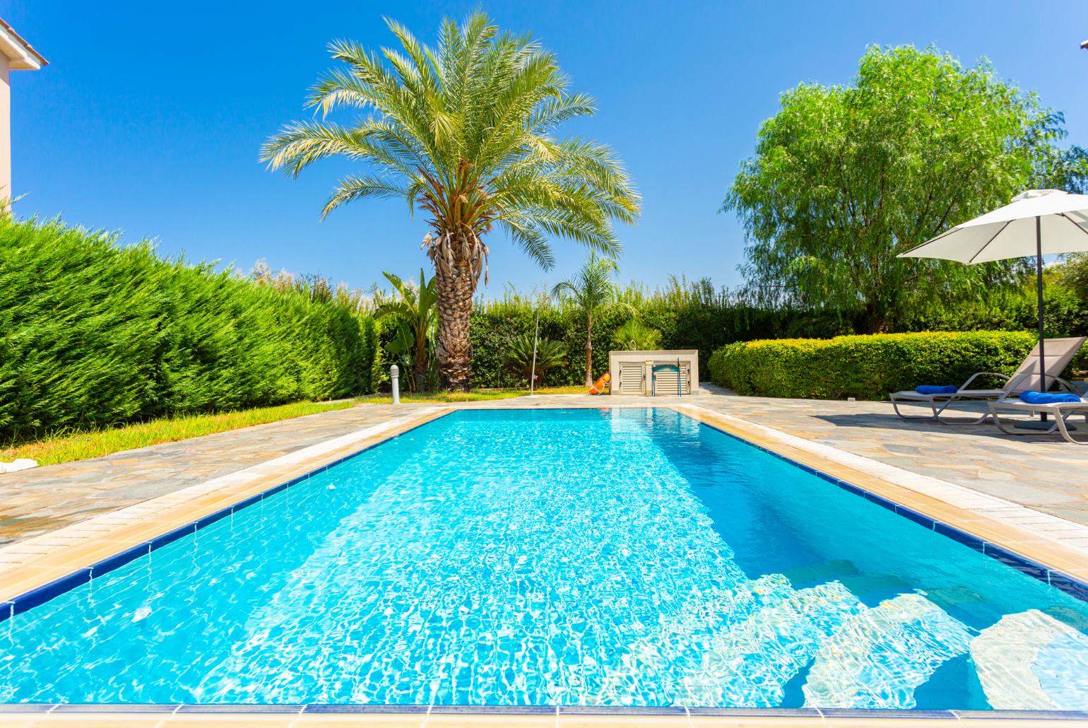 Private pool and terrace