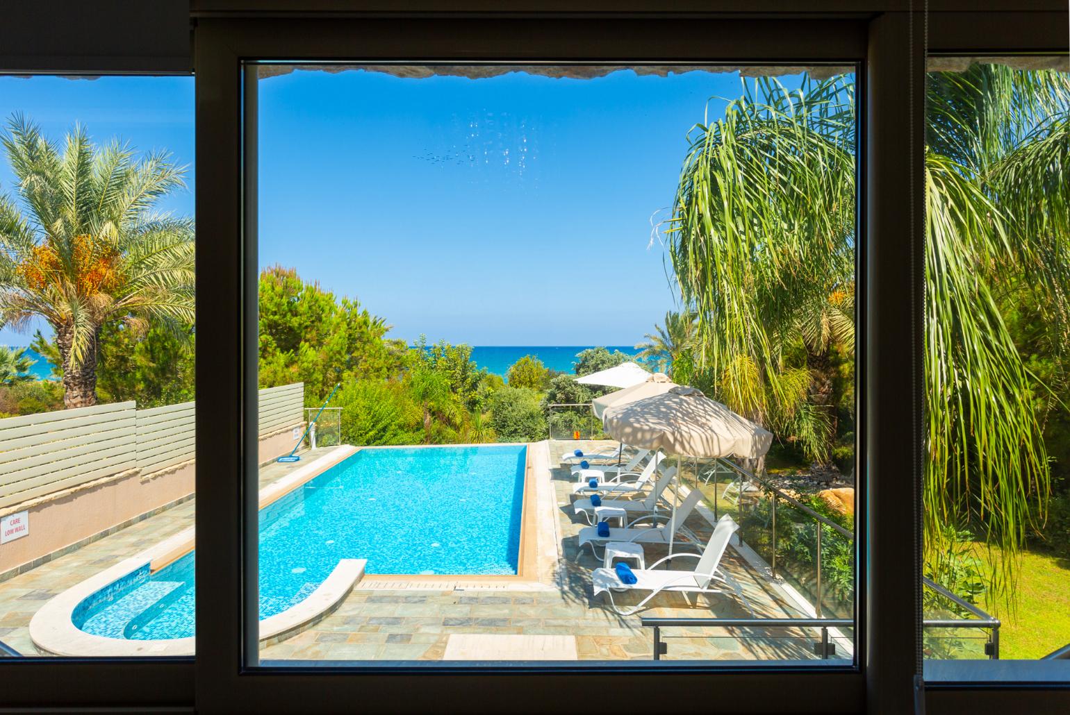 View from bedroom window