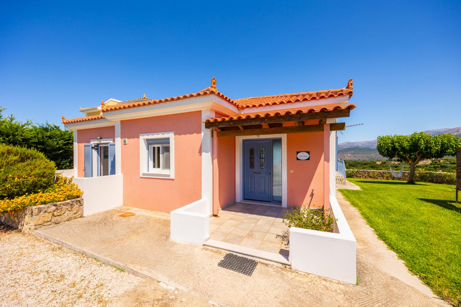 Entrance to villa
