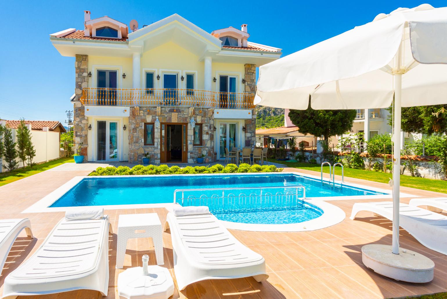 Beautiful villa with private pool, terrace, and garden